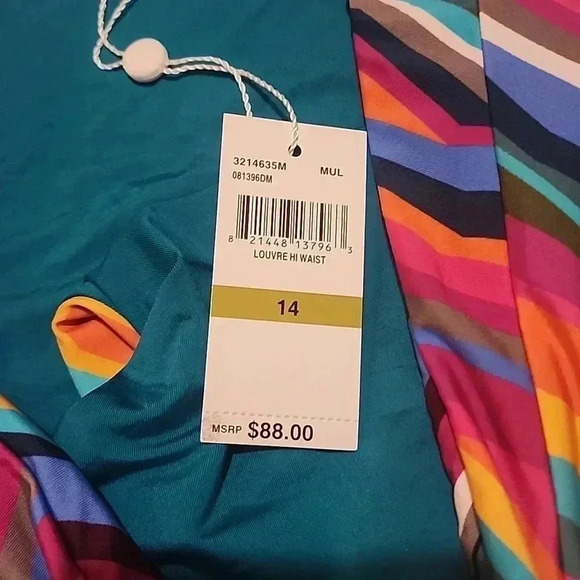 TRINA TURK LOUVRE HI WAIST SIZE 14 - Picture 4 of 4